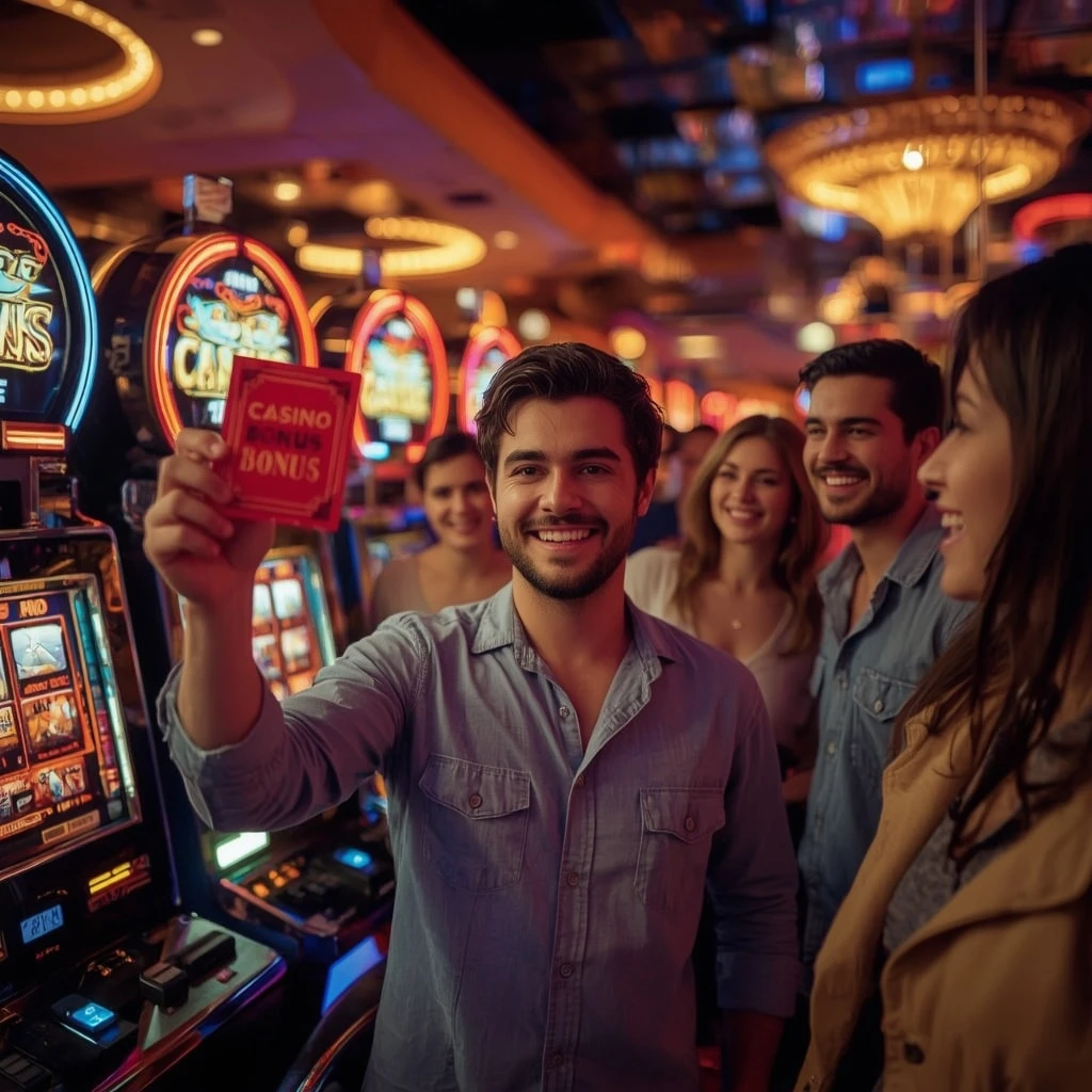 a person with a casino bonus 1xbet